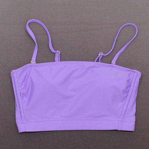 Xhilaration Women's Tube Bandeau Bikini Top Lilac Medium