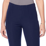 MOTTO Women's Timeless Twill Ankle Pants with Zipper Accents