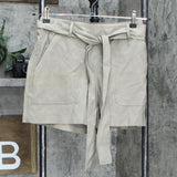 A New Day Women's Tie Waist Shorts. 555282 Khaki Beige XS