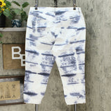 DG2 by Diane Gilman Women's Plus Classic Stretch Tie Dye Straight Cropped Jeans
