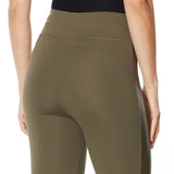 G by Giuliana G By Women's Jet Set Leggings with Side Stripe Dark Olive 2X Tall