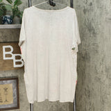 DG2 by Diane Gilman Plus Size Burnout Printed Embellished Top Khaki Camo 2X