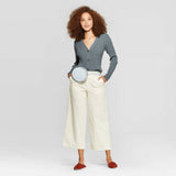 A New Day Women's Ribbed Long Sleeve Button Front Cardigan Sweater