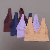 Rhonda Shear Plus Size 4 Pack Seamless Ahh Bras