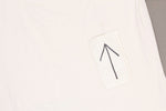 Susan Graver Dolce Knit Colorblock 3/4 Sleeve Tunic. A274502 White/Black XS