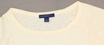 Isaac Mizrahi Live! Women's True Denim Raglan Sleeve Knit Tunic Top Cream Small