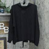 Laurie Felt Women's Criss Cross Scarf Long Sleeve Blouse