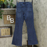 DG2 by Diane Gilman Women's Flared Leg 5 Pocket Jeans Blue 4