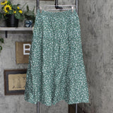 Universal Thread Women's Floral Print Mid-Rise Tiered Skirt 566128