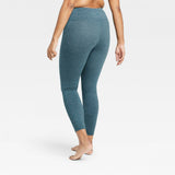 All In Motion Women's Contour Power Waist High Waisted Textured Leggings