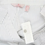 Laurie Felt Women's Wide Neck Button Front Blouse