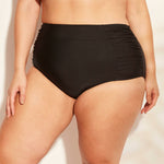 Kona Sol Women's Plus Size High Waist Bikini Bottom