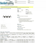 Sea Gull 4 Light Bathroom Vanity Light. 4420204-710 Burnt Sienna