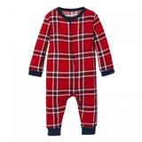 ZUZIFY Baby Pajama Red Plaid Union Suit