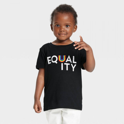 Private Label Pride Toddler Equality Short Sleeve Round Neck T-Shirt