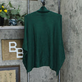 Alfani Petite Turtleneck Poncho Sweater