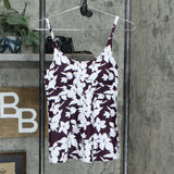 NWT Kona Sol Women's Floral Scoop Neck Adjustable Tankini Top. AG898 Small