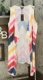 DG2 by Diane Gilman Women's Sleeveless Tie Dye Duster