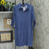 Women With Control 3/4 Sleeve Prime Stretch Denim Dress