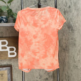 DG2 by Diane Gilman Women's Tie Dye Knotted T-Shirt