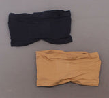 Rhonda Shear Plus Size 2 Pack Underwire Bandeau Bras with Removable Pads