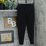 Isaac Mizrahi Live! Women's 24/7 Stretch Ankle Pants With Seam Black 4