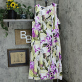 Alfani Plus Size Sleeveless Floral-Print Fit And Flare Dress