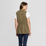 Universal Thread Women's Utility Military Sleeveless Vest Jacket
