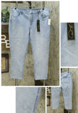 DG2 by Diane Gilman Women's Petite Plus Stretch Skinny Jeans Chambray 20WP