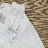 NWT INC International Concepts Women's Ruffled Star Sweatshirt. 100107991B Small