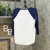 Jenni by Jennifer Moore Women's Raglan Sleeve Pillow Fight Pajama Top