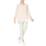 MarlaWynne WynneLayers Women's Plus Size Unstructured Chiffon Shirt