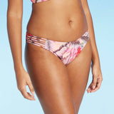 Shade & Shore Women's Strappy Side Detail Hipster Bikini Bottom