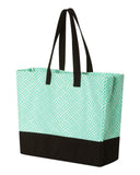 Brookson Bay Full-Pattern Beach Tote Bag. BB400 One Size