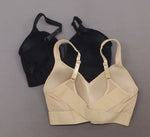 Rhonda Shear 2 Pack Molded Cup Bras With Mesh Back Detail Nude/ Black Small