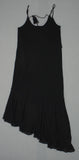 Xhilaration Women's Asymmetrical Maxi Dress Black XS