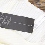 MarlaWynne Women's Sleeveless Pleated Knit Dress
