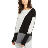 INC International Concepts Women's Petite Colorblocked Sweater