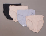 Hanes Premium 4 Pairs Women's Tummy Control Hi Cut Underwear