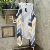DG2 by Diane Gilman Women's Sleeveless Tie Dye Duster