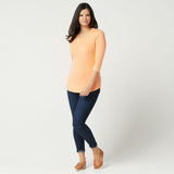 Isaac Mizrahi Live! Women's Essentials Pima Cotton 3/4 Sleeve Tunic Top