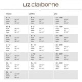 Liz Claiborne Women's Petite Open-Front Ribbed Cardigan Sweater Brown PM