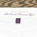 Gloria Vanderbilt All Around Slimming Effect Skimmer Jeans Vintage White 12