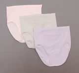 Rhonda Shear Women's 3 Pack Jacquard Ahh Brief Panties