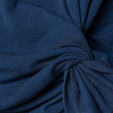 AnyBody Women's Knitted Jersey V-Neck Short Sleeve Twist Front T-Shirt