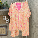 HUE Women's Plus Size 2-Piece Capri Pant Sleepwear Pajama Set