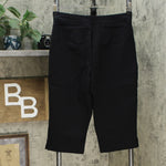 Joan Rivers Women's Signature Pull-On Capri Pants Black Medium