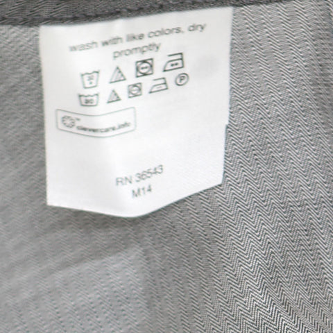 Calvin Klein Steel Slim-Fit Stain Shield Solid Dress Shirt Gray M 15 3 –  Biggybargains
