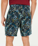Tasso Elba Island Men's Paisley Print Linen Shorts