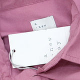 A New Day Women's Long Sleeve Oversized Button-Down Boyfriend Shirt K9867